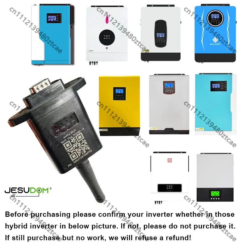 WiFi Module for SP Series MPPT Solar Hybrid Inverter, RS485 to WiFi Adapter, Modbus RTU, Remote Monitoring, Plug-and-Play