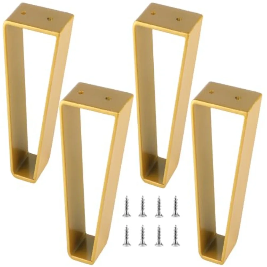 

Trapezoid Furniture Legs 4pcs Solid Steel Furniture Hairpin Leg for Side Table TV Stand and Cabet