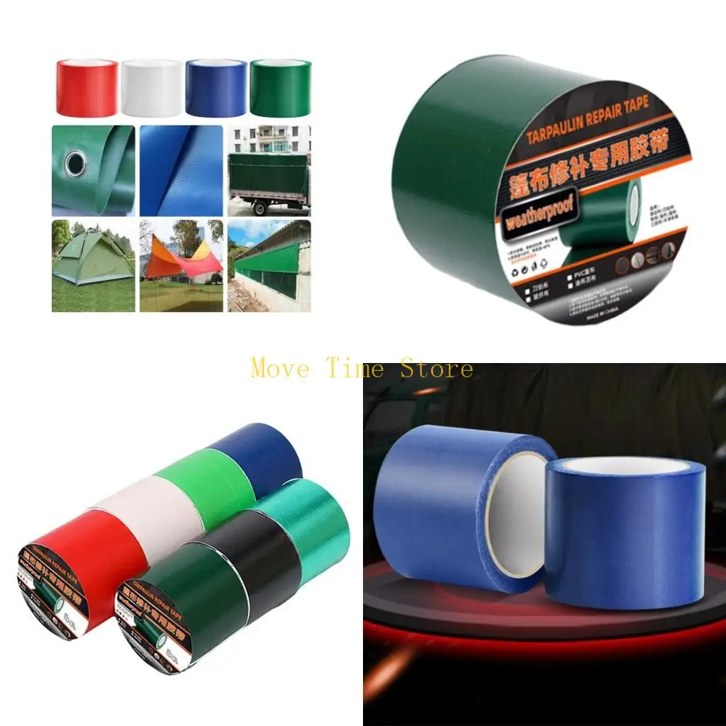 

92ME Tarp Tape Tarpaulin Tape, Adhesive Tarpaulin Repair Tape, 5CMx7.50M Tarp Tape
