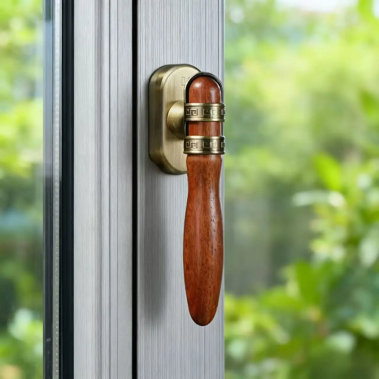 

Modern Chinese Style Solid Wood Handle, Elegant Rosewood & Wooden Hardware Pull, Furniture Handle for Door Cabinet Drawer