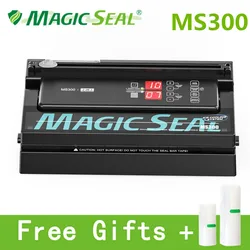 Magic Seal Vacuüm Sealer Professionele Commerciële Voedsel Sluitmachine Volautomatische Kleine Huishoudelijke Sluitmachine Ms300