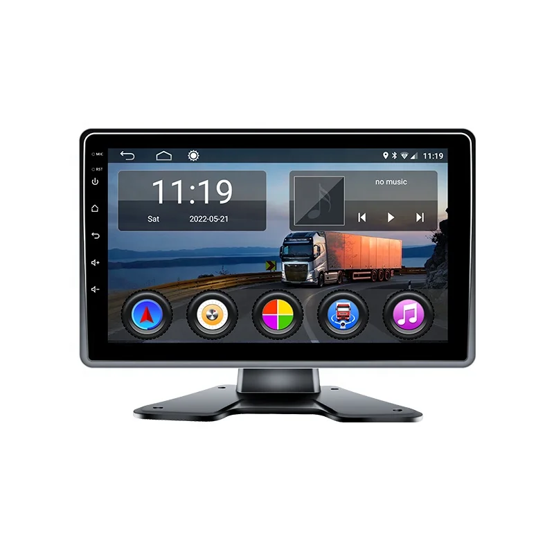 

HOPE 10,1-дюймовый IPS сенсорный экран 4G WiFi Android 8,1 GPS-навигация Двойная камера Smart GPS DVR Видеорегистратор грузовика