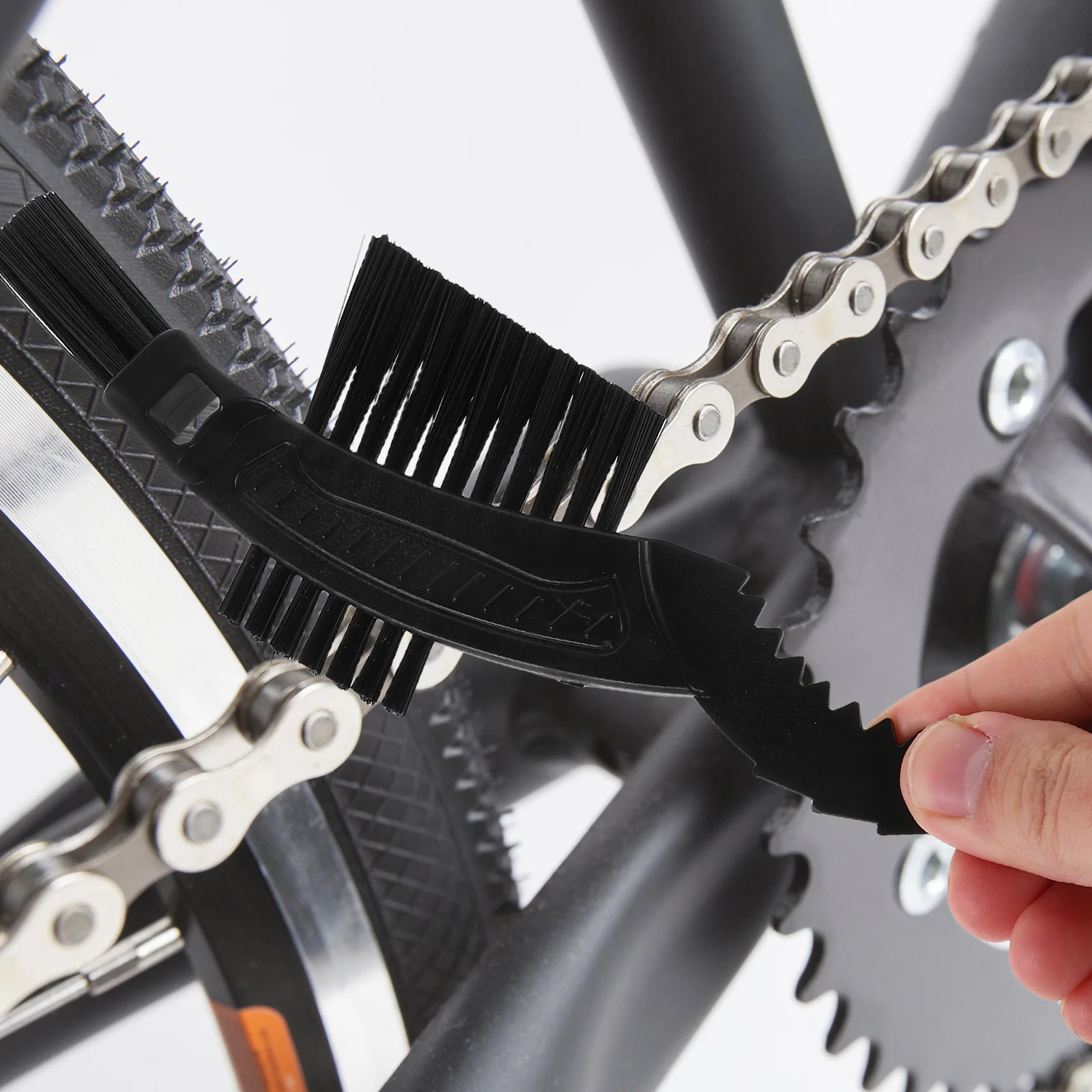 

Bike Chain Cleaner Set Durable Brushes Crankset Maintenance Compact Lightweight Versatile Application Cycling Gear Tool