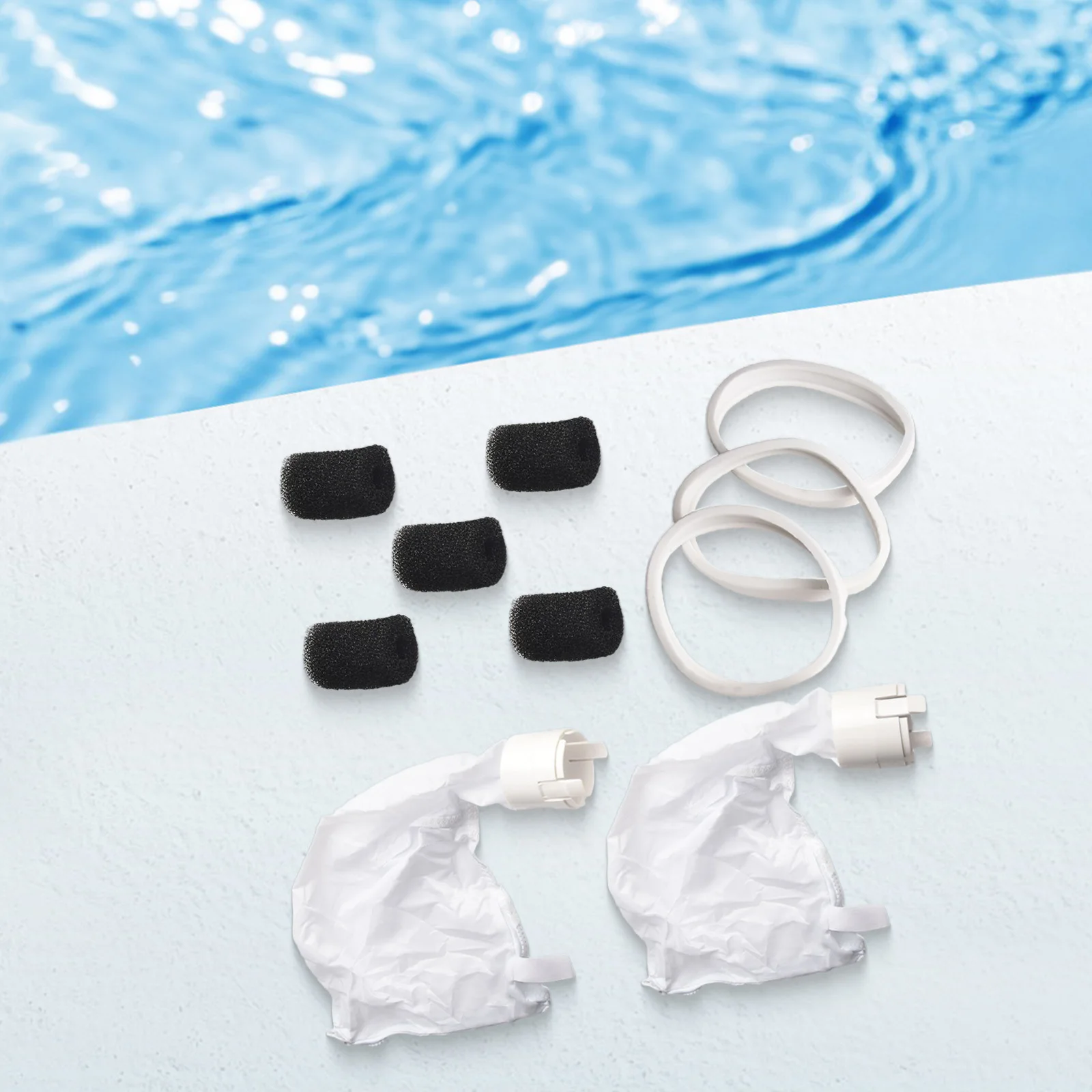K13 and K16 Replacement Bags C10 All Purpose Tires and Sweep Hose Scrubbers for Polaris Pool Cleaners 180 through 3900 Sport