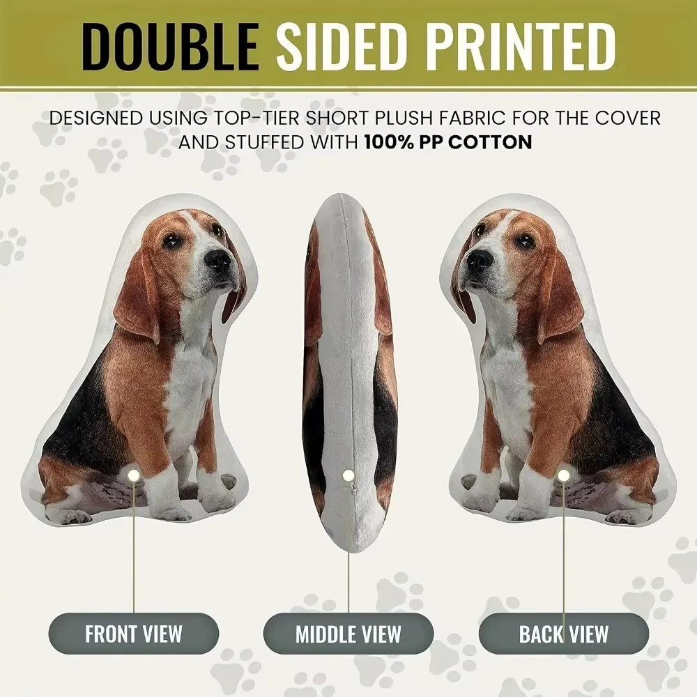 2026 New Personalized Customized Photos DIY Pet Pillow, Dog Cat Themed Cushion, Ideal Gift for Animal Enthusiasts view 4