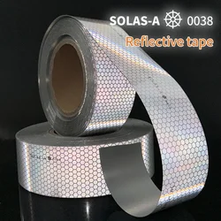 Solas Grade Safety Maritime Tape Self-Adhesive Reflective Waterproof Conspicuity Reflectors Warning Film Strips For Boat