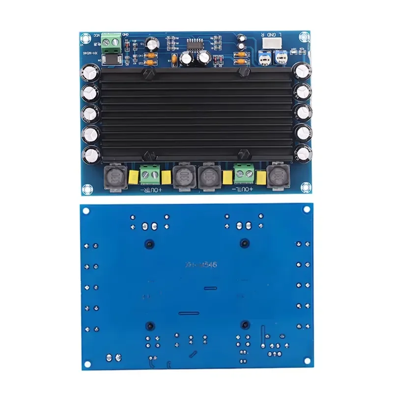 TPA3116D2 digital power amplifier board, dual-channel 2 * 150W high-power audio amplifier 12V-24V voltage 125x88x18mm