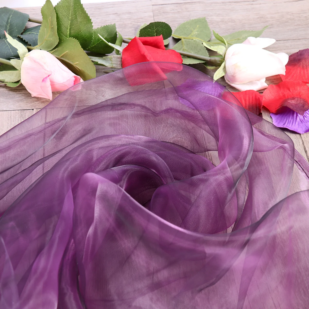 

Deep Purple Sheer Curtains 100X200Cm Voile Window Tulle For Bedroom Living Room Kitchen Hall Decor Transparent Curtain