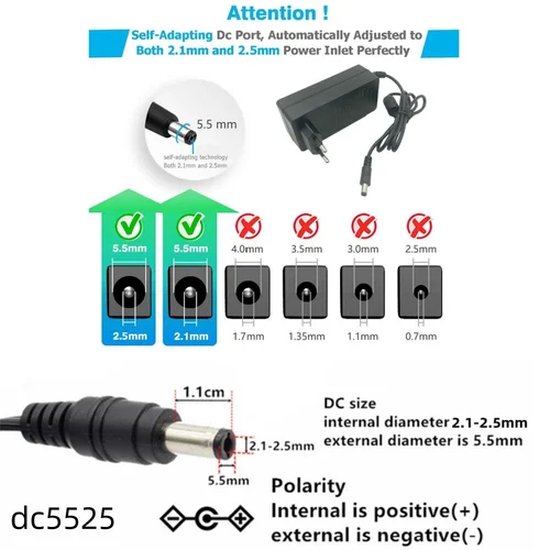 Imagen 2 del producto 5V 6V 7V 9V 12V 24V adaptador interruptor fuente de alimentación 0.5a 1.5a 1A 2A 2.5a 3A 3.5a 4A 5A 6A convertidor de cargador adaptador de fuente eléctrica