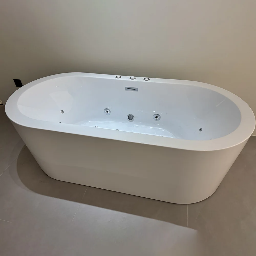 

Популярная отдельно стоящая акриловая массажная ванна с воздушной струей, гидромассажная ванна, домашний жабайзер