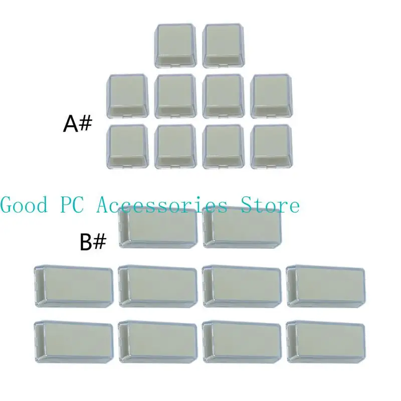 R53C ABS Doppelschicht abnehmbarer Schlüsselkaps Ersatz für mechanische Tastatur 10Keys – Detail 3