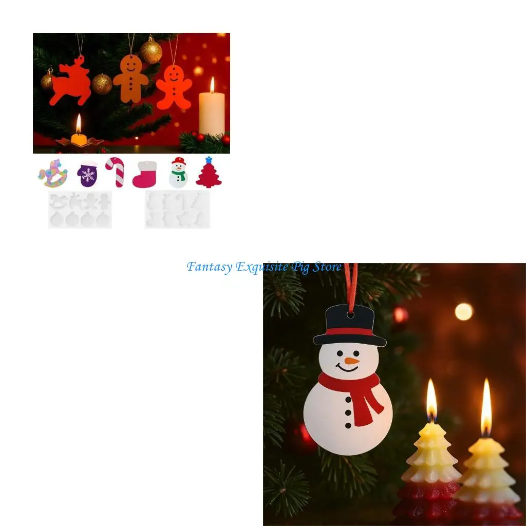 

Snowman Carousel Baking Mold Heat Resistant Silicone For Dessert Soap Design