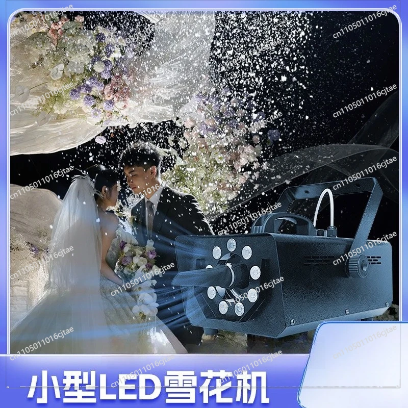 For Snow Flake Machine Commercial Drainage Stage Small Simulation Snow Maker Wedding LED Wedding Snowflake Machine