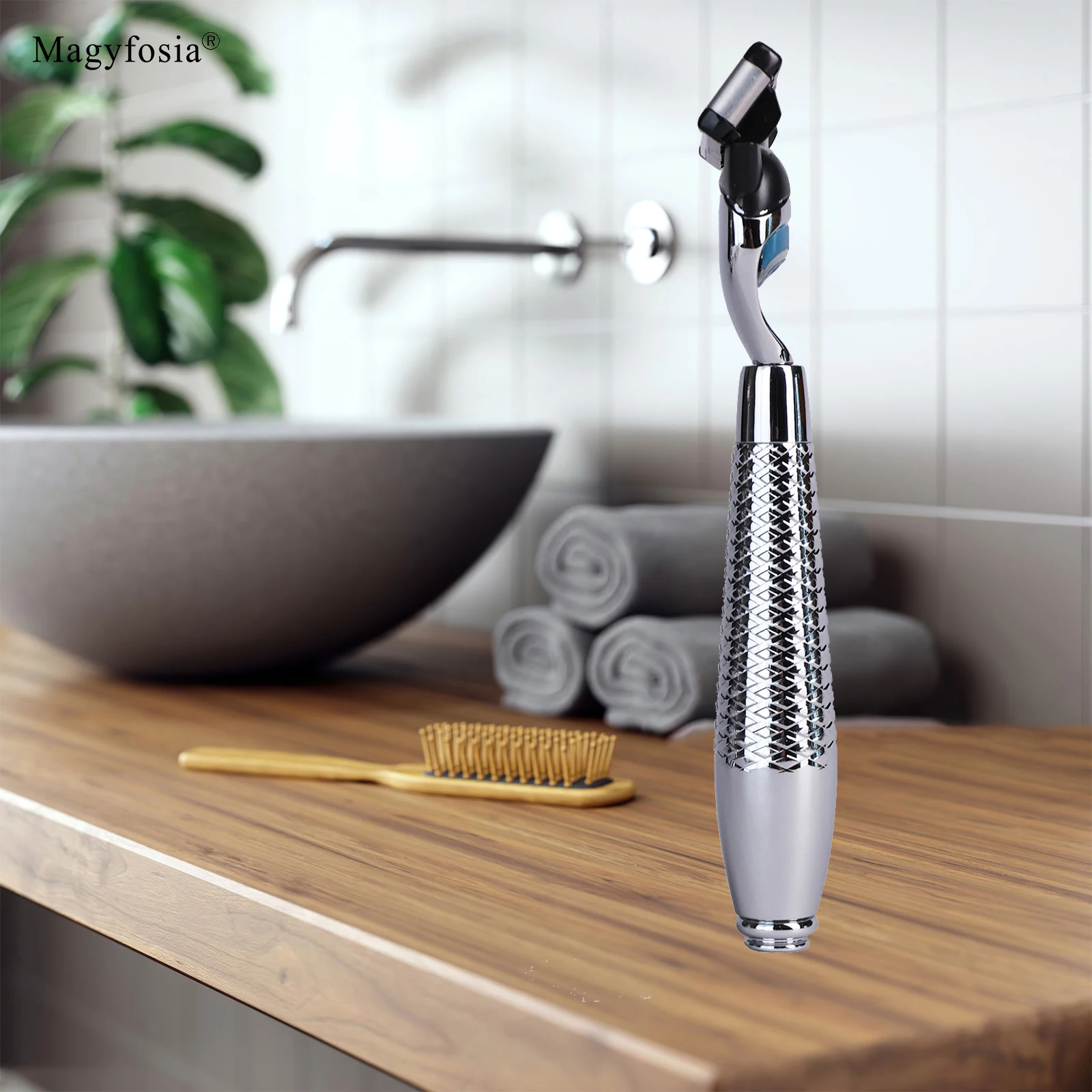 

Magyfosia 5-Layer Blade Safety Razor Shaving Men's Beard Trimmer Zero Waste Eco-Friendly Manual Razor for Face And Body