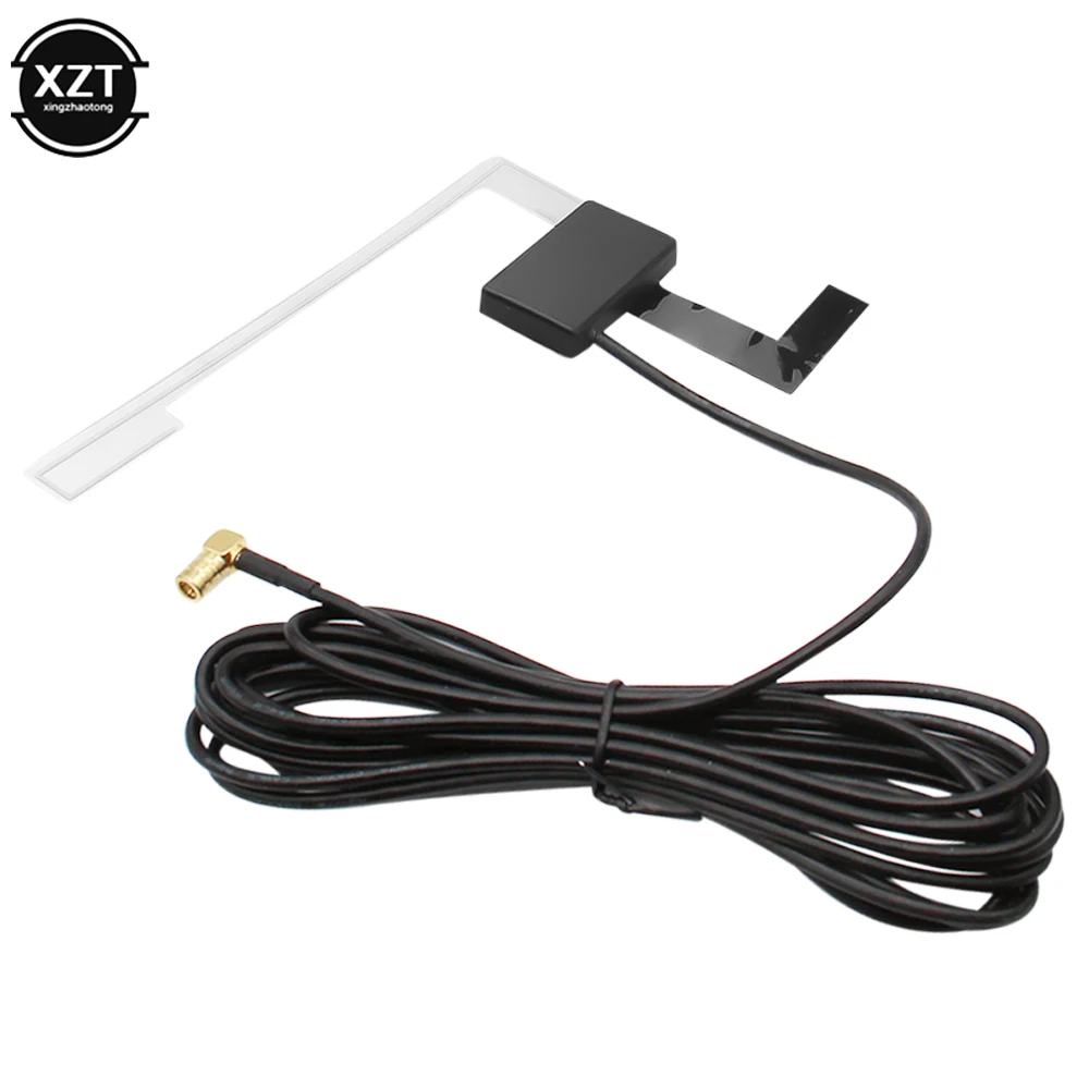 Universal SMB Connector Vehicle Active Antenna DAB Igital Cat Radio Aerial With Built In RF Amplifier Strong Stable Signal