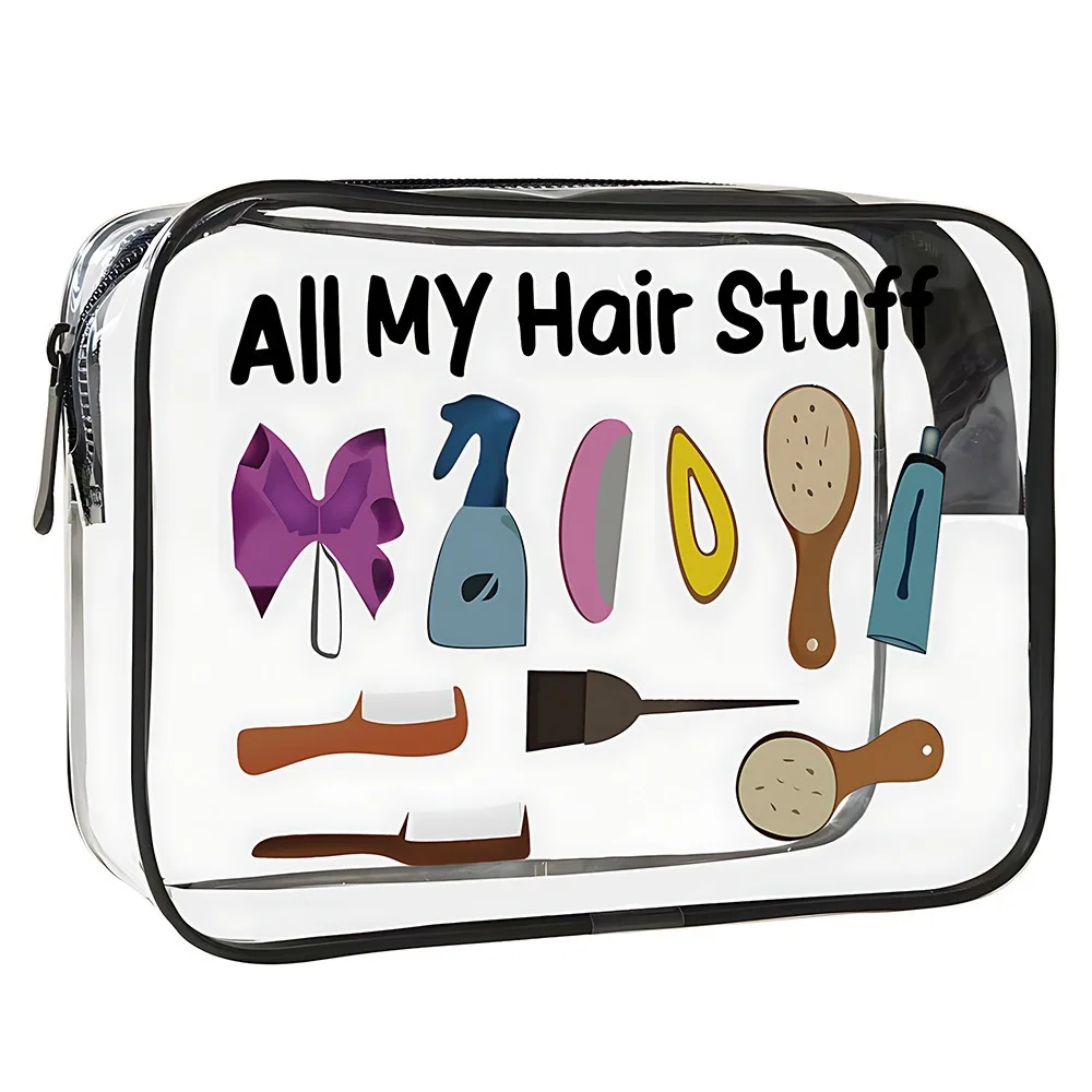 

New Waterproof Makeup Bag PVC Storage Medicine Organizer Transparent Large Capacity Cosmetic Bag Travel