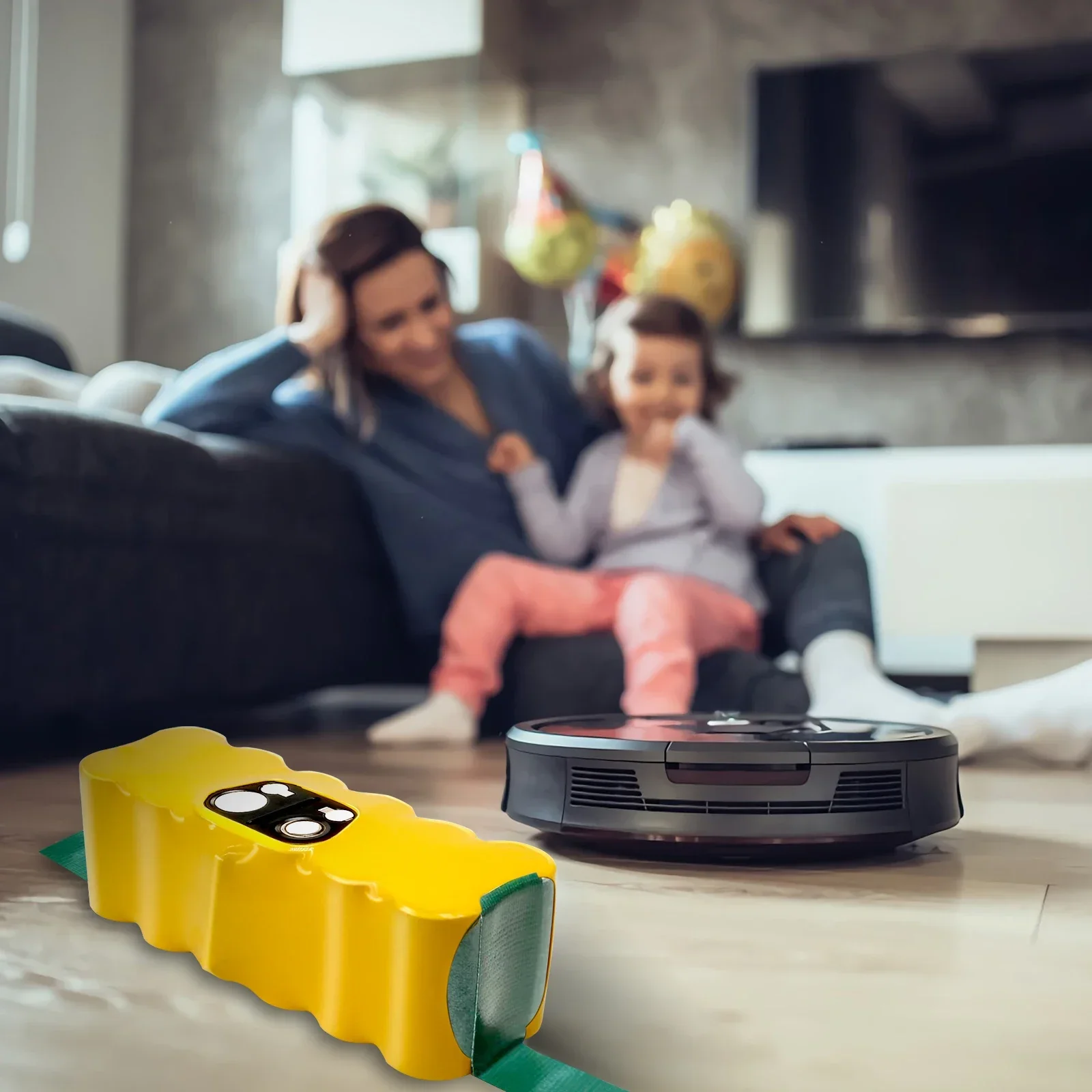بطارية مكنسة كهربائية 5000mAh 14.4V لآي روبوت رومبا 500 600 700 800 900 سلسلة 510 530 550 650 770 780 790 870 880 960 980