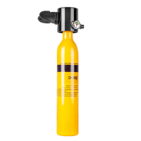 DIDEEP-Diving Oxygen Cylinder Equipment, Oxygen Tank, Underwater Breather, Diving Set Adapter, 10 Minutes, 0.5L