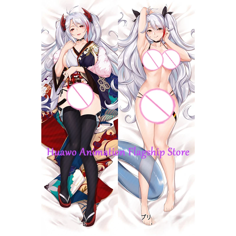 Dakimakura Anime Pillow Cover Prinz Eugen Double Sided Print 2Way Cushion Cover Xmas Gifts