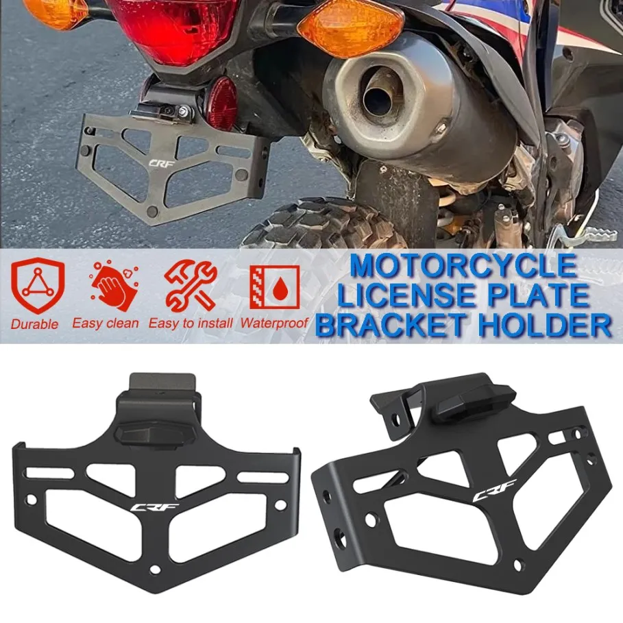 

Motorcycle Parts FOR HONDA CRF300L ABS 2021 CRF 300L 300 L RALLY License Plate Holder Bracket Bracket Tail Tidy Fender 2022 2023
