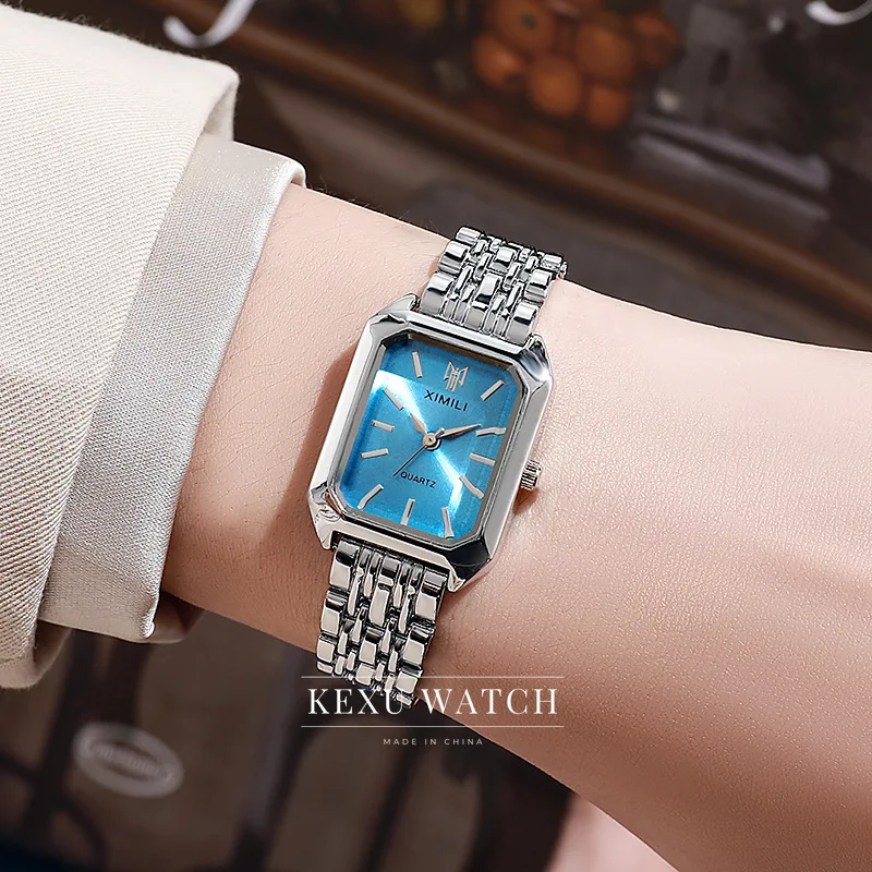 XIMILI Watch Wholesale, Dainty Green/Pink/Blue/White/Black Dial Women's Watches, Elegant Gold/Silver Quartz Wristwatches