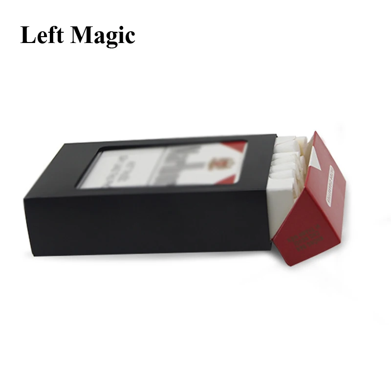 Vanishing Cigarette Case Magic Tricks Disappearing Vanishing Deck Card Box Close-Up  Street Stage Illusions Gimmicks  Props Toys