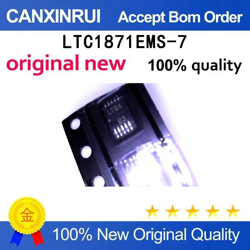 

（5-100 pieces）Brand new original LTC1871EMS-7 silk screen LTG4 MSOP spot chip