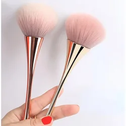 Rose Gold Powder Blush Brush Professional Make Up Brush Large Cosmetic Face Cont Cosmetic Face Cont brocha colorete Make Up Tool