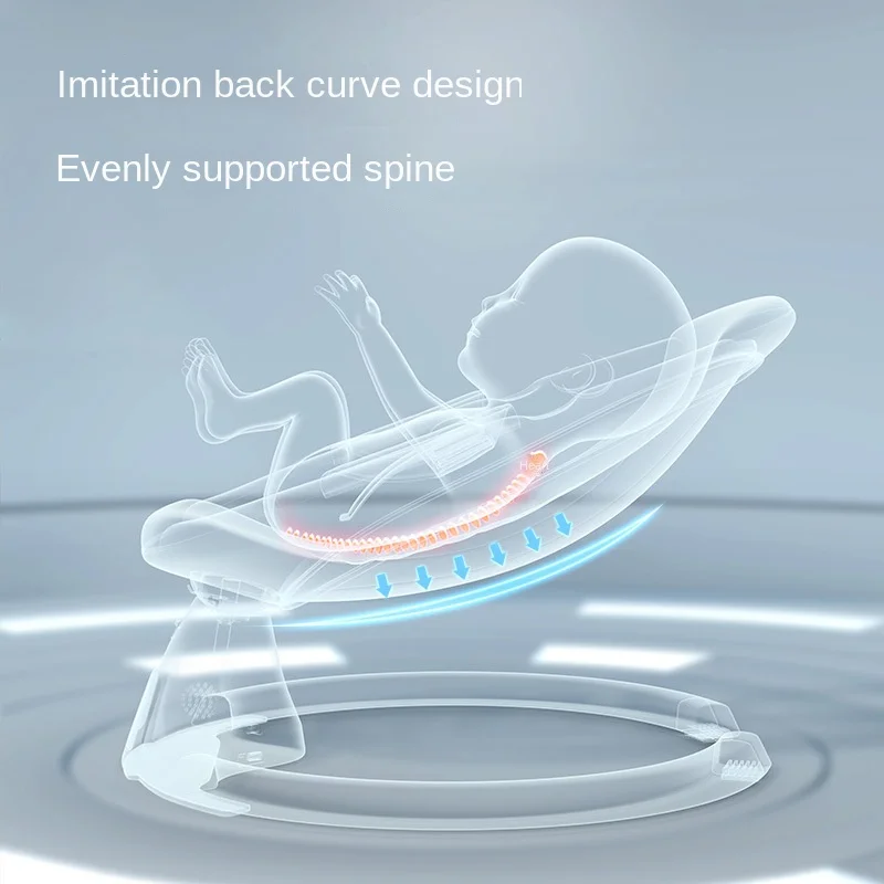 Baby Rocking Chair Electric for Baby Safety Cradle Rocking Chairs Sleeps Newborn Rocker Baby Cribs To Sleep From 0 - 2 Years