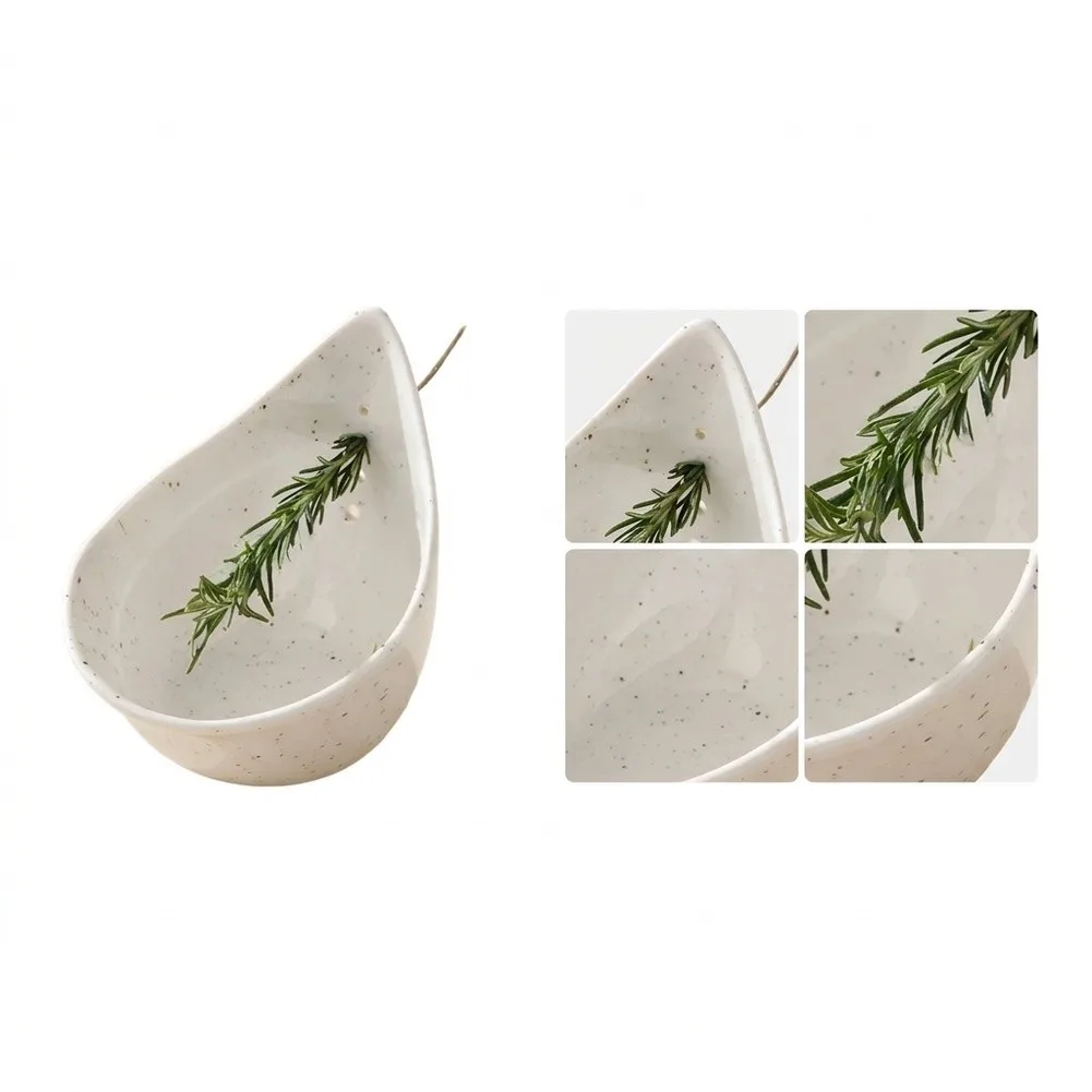 Herb Spice Divided Serving Bowl Multi Compartment Sorting Vessel Kitchen Food Prep Container Storage Dish Home Cooking Accessory