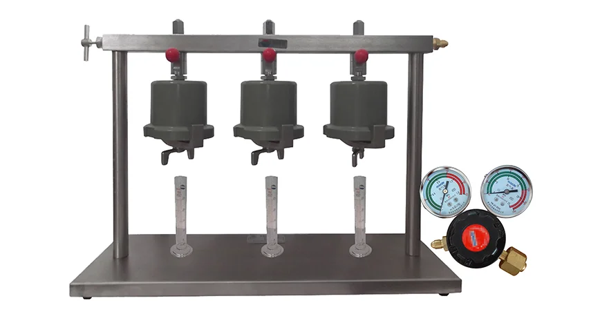 SD3 Lplt Filtration Drilling Fluid Filter Press Analysis Device Slurry Testing With 3 Cups