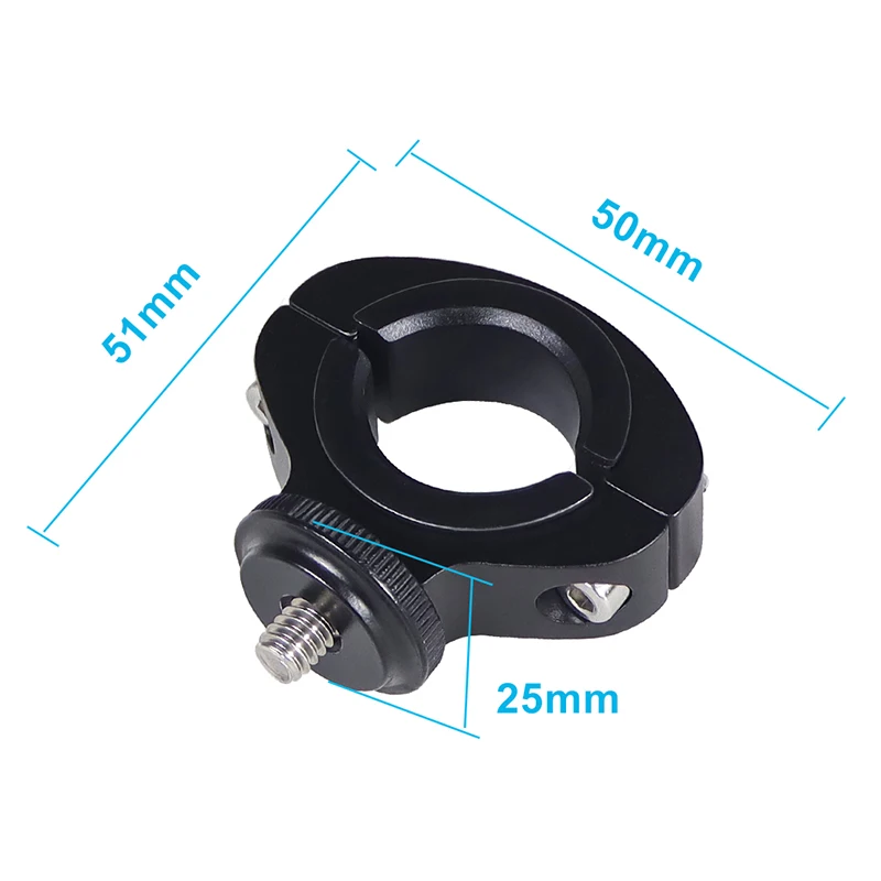 Aluminiumlegierung Fahrrad Lenkerhalterung für GoPro Hero 13 10 9 8 7 1/4 Schrauben Action Kamera Montage Stativ Kugelkopf Adapter – Detail 25