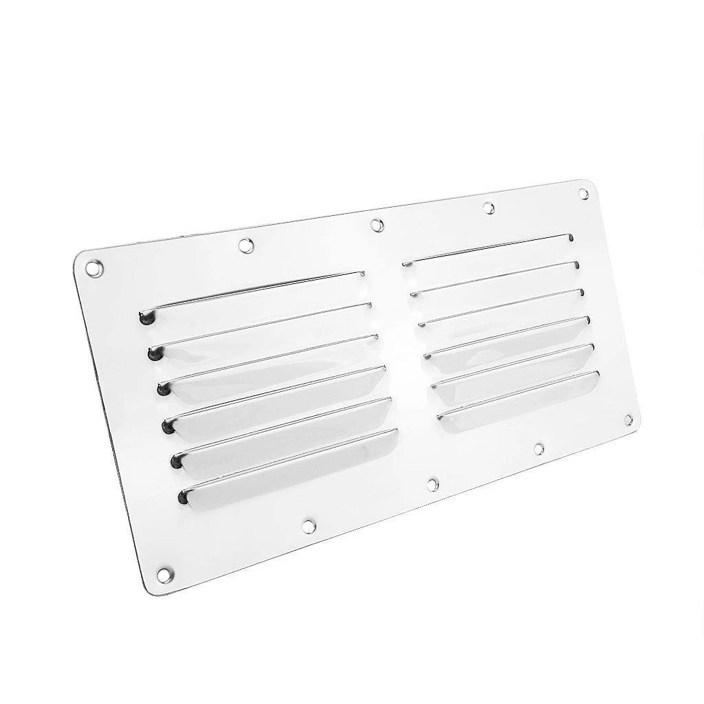 Stainless Steel Marine Air Vent Cover Boat Louvered Vent Marine AccessoriesJAS