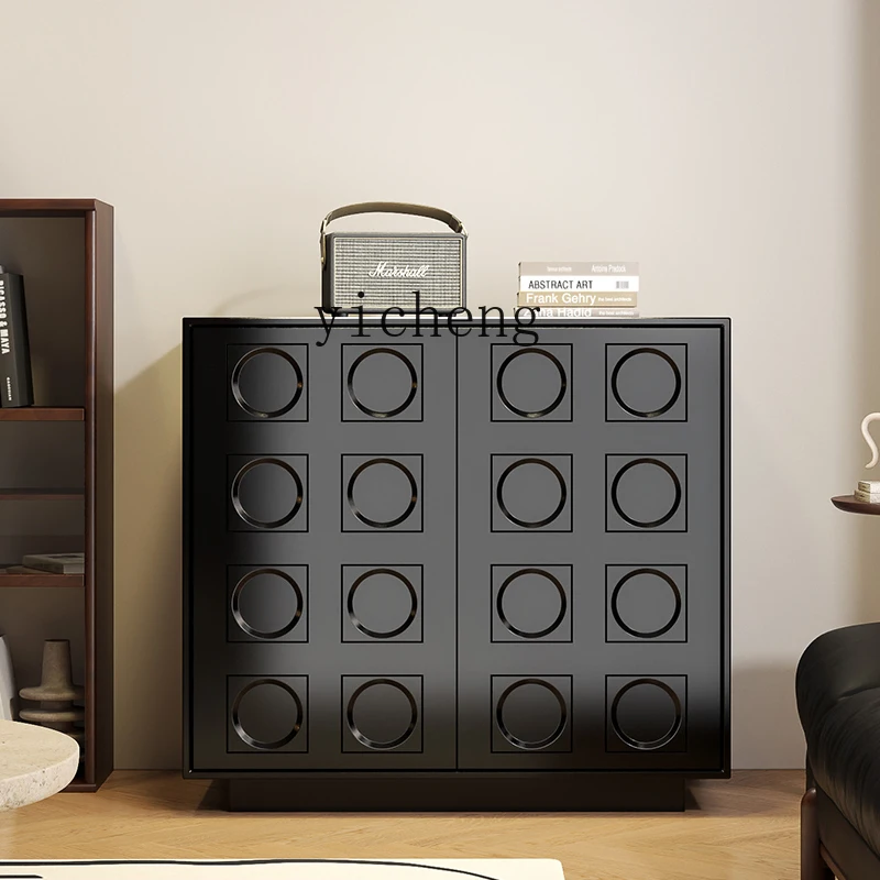 

ZYA dining side restaurant hotel retro decoration TV storage shoe cabinet storage storage cabinet