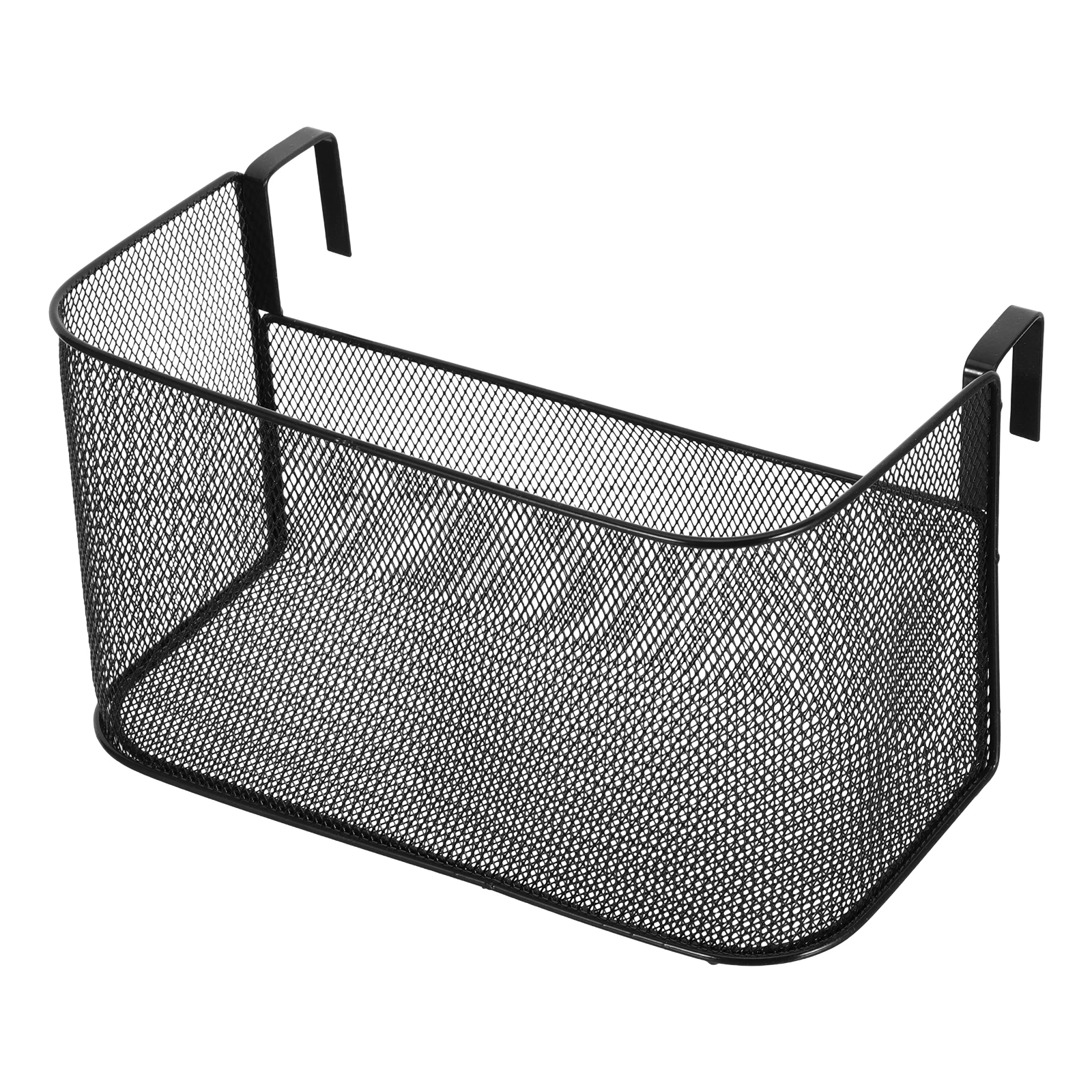 

Wrought Iron Hanging Storage Basket Multi-Purpose Bedside Hanging Basket For Desktop Partitions Dormitory Bedside Organization