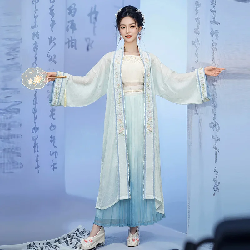 

Green Hanfu Traditional Dress Women Ancient Chinese Princess Cosplay Costume For Party Vestido Embroidery Fairy Hanfu Sets