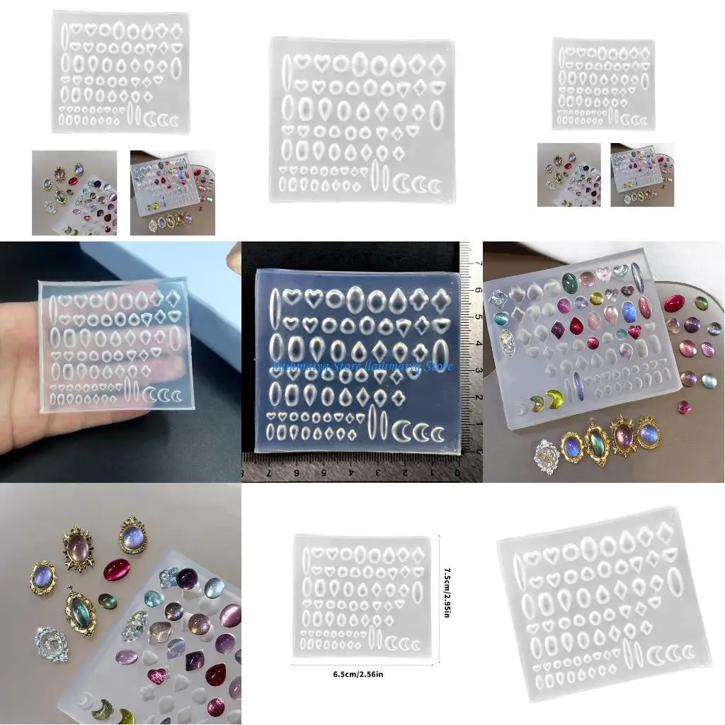 

573B Silicone Baroque Art Molds Crafting Molds Suitable for Easy Demolding and Creating Sparkling Designs