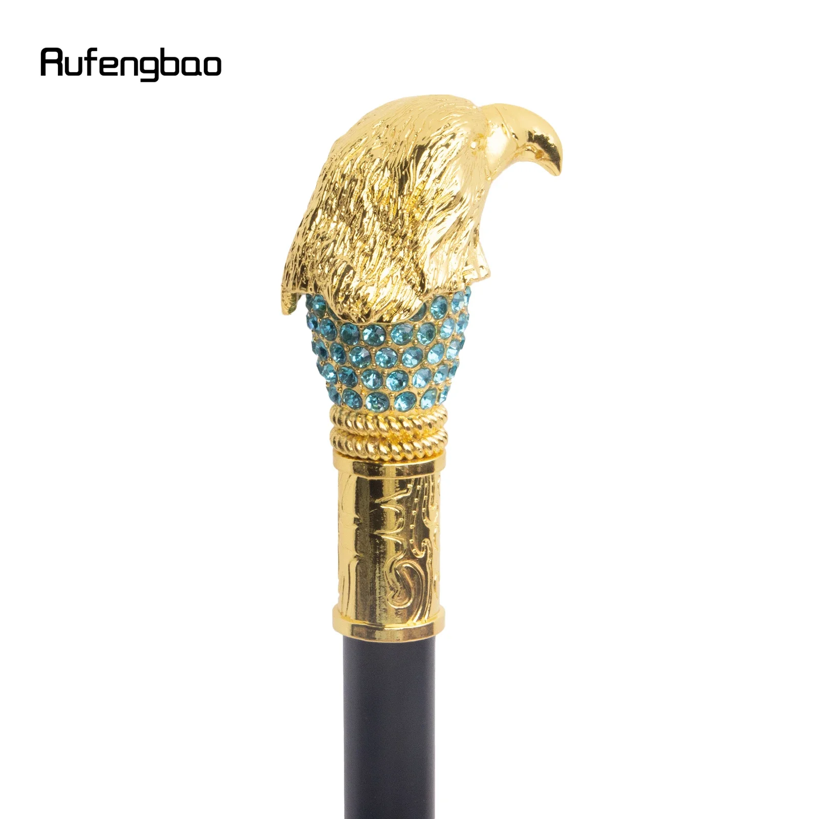 الذهبي الأخضر النسر رئيس موضة عصا للمشي عصا الزخرفية تأثيري خمر حفلة عصرية عصا للمشي Crosier 92 سنتيمتر
