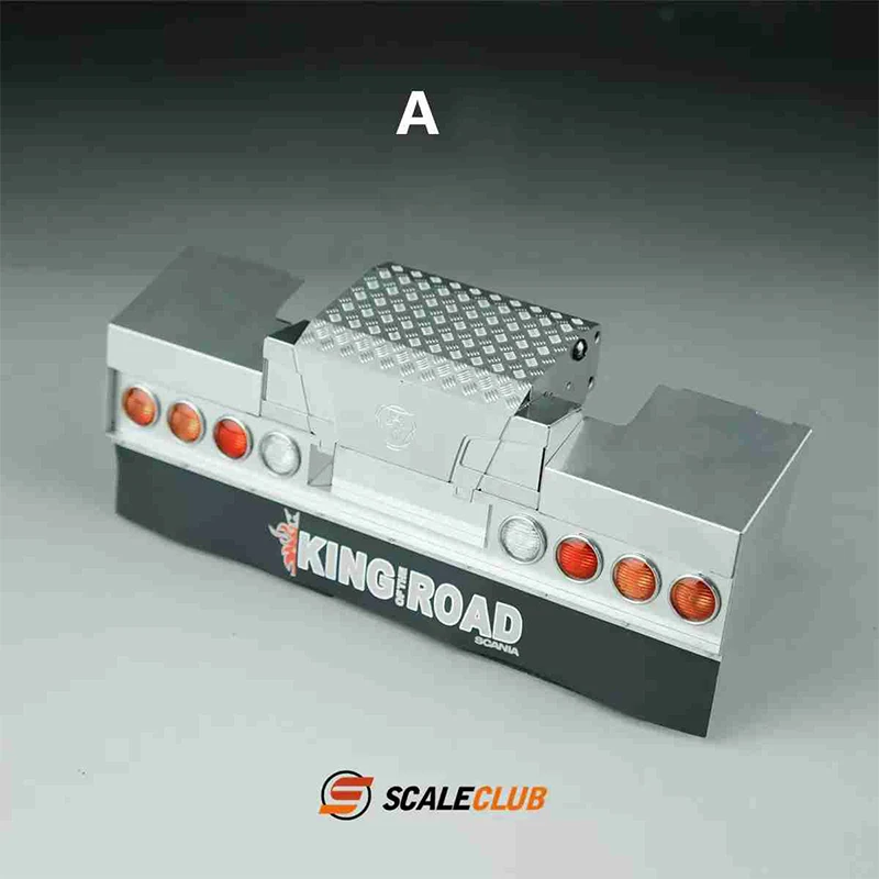 

scaleclub Tamiya r620 r470 r730 tractor heavy trailer metal tail beam with light