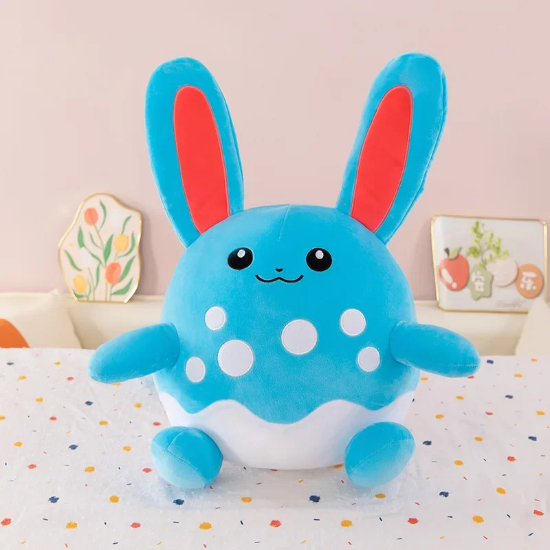 Nowa 70cm Pluszowa Maskotka Pokemon Azumarill Duża Lalka Anime Śliczny Gigantyczny Pokémon Urocza Kreskówkowa Wypchana Poduszka Pluszak Prezent dla Dzieci