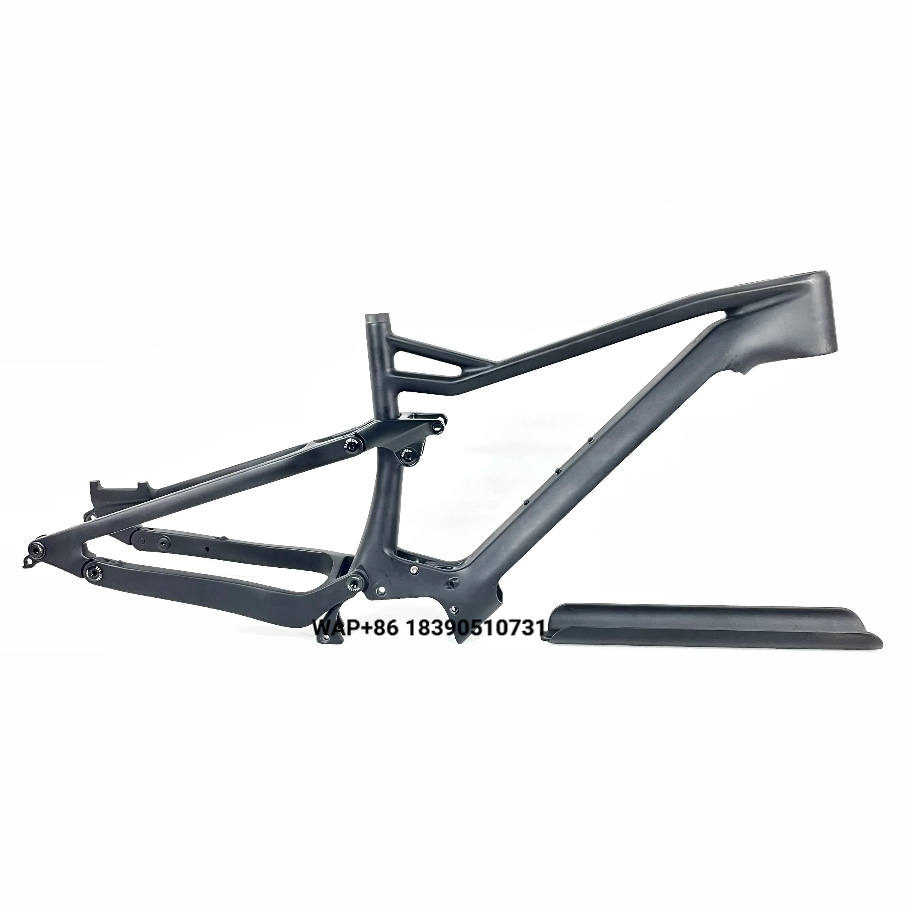 

FM118 Full Suspension Carbon E-MTB Frame 29 Inch Electric Mountain Bicycle Frameset Disc Brake for Mid Drive Motor 630Wh