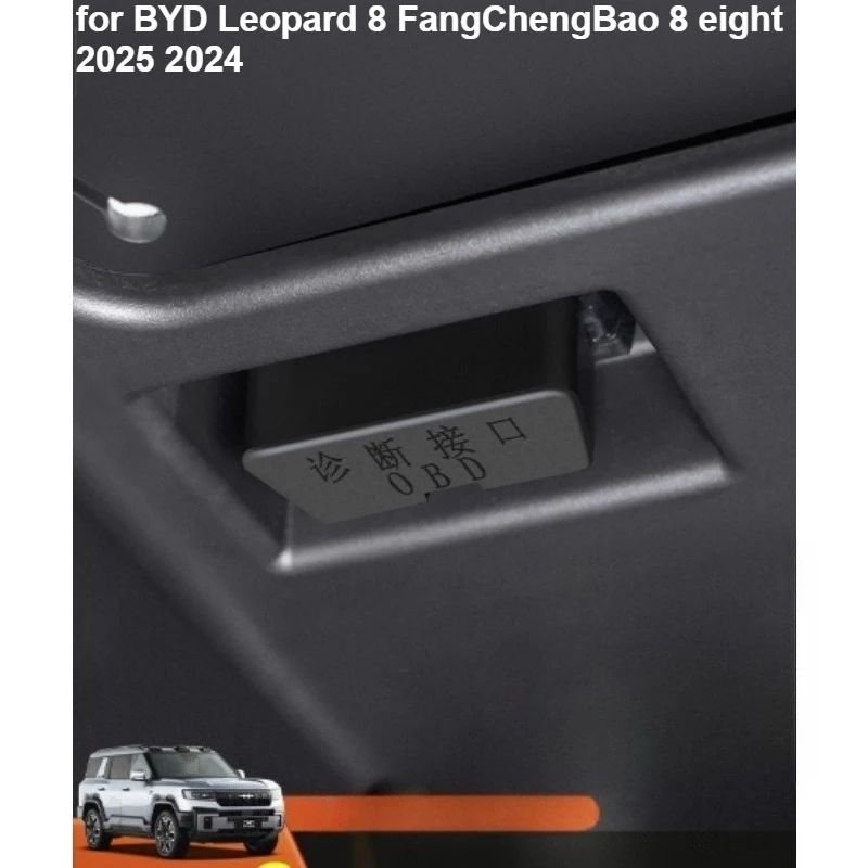 Drawing decorative body color strips for BYD Leopard 8 FangChengBao 8 eight 2025 2024 Interior Accessories