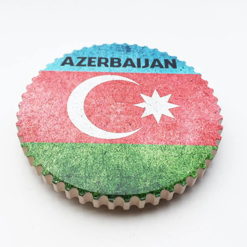 Azerbaijan Travelling Fridge Magnets Baku Tourism Souvenirs Fridge Stickers Home Decor Wedding Gifts Magnetic Stickers