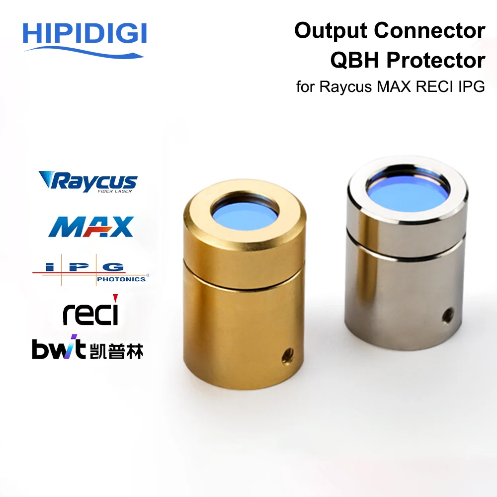 Raycus RECI Max BWT IPG GW Output Protective Connector Lens 1.5KW 3KW 6KW QBH Fiber Laser Source Protection Cap Fiber Optical