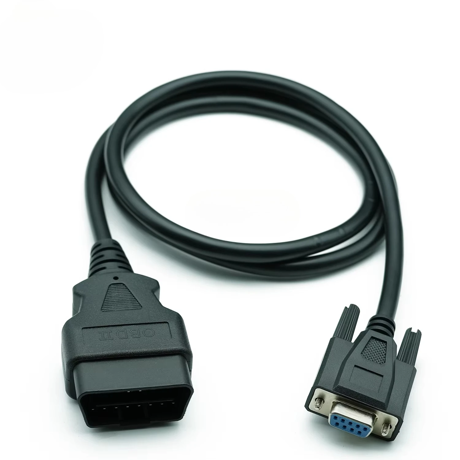 9 Pin Male to Female Diagnostic Cable for Scanner Tool, Vehicle Code Reader Extension Wire for Aftermarket Workshop