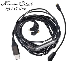 New Kinera Celest Ruyi Pro with DSP USB-C Earphone Cable with Detachable Boom 0.78 2pin/MMCX Mic IEMs Gaming Esports Headset