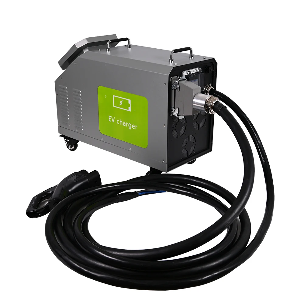 Adattatore CCS1 CCS2 ChadeMo GBT trifase IP44 15kW 20kW 30kW Modalità certificata CE Stazione di ricarica per auto elettrica portatile 4 Dc