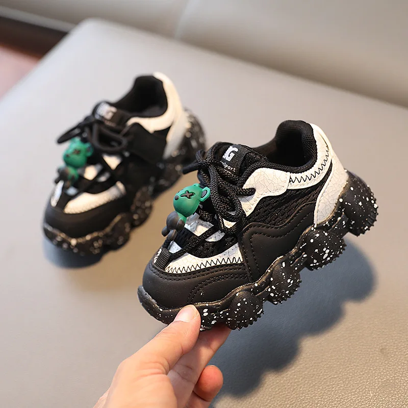 Children Cute Sports Shoes Baby Girls Sneakers Kids Running Shoes Toddler Infant Footwear Kids Boys Outdoor Casual Shoes