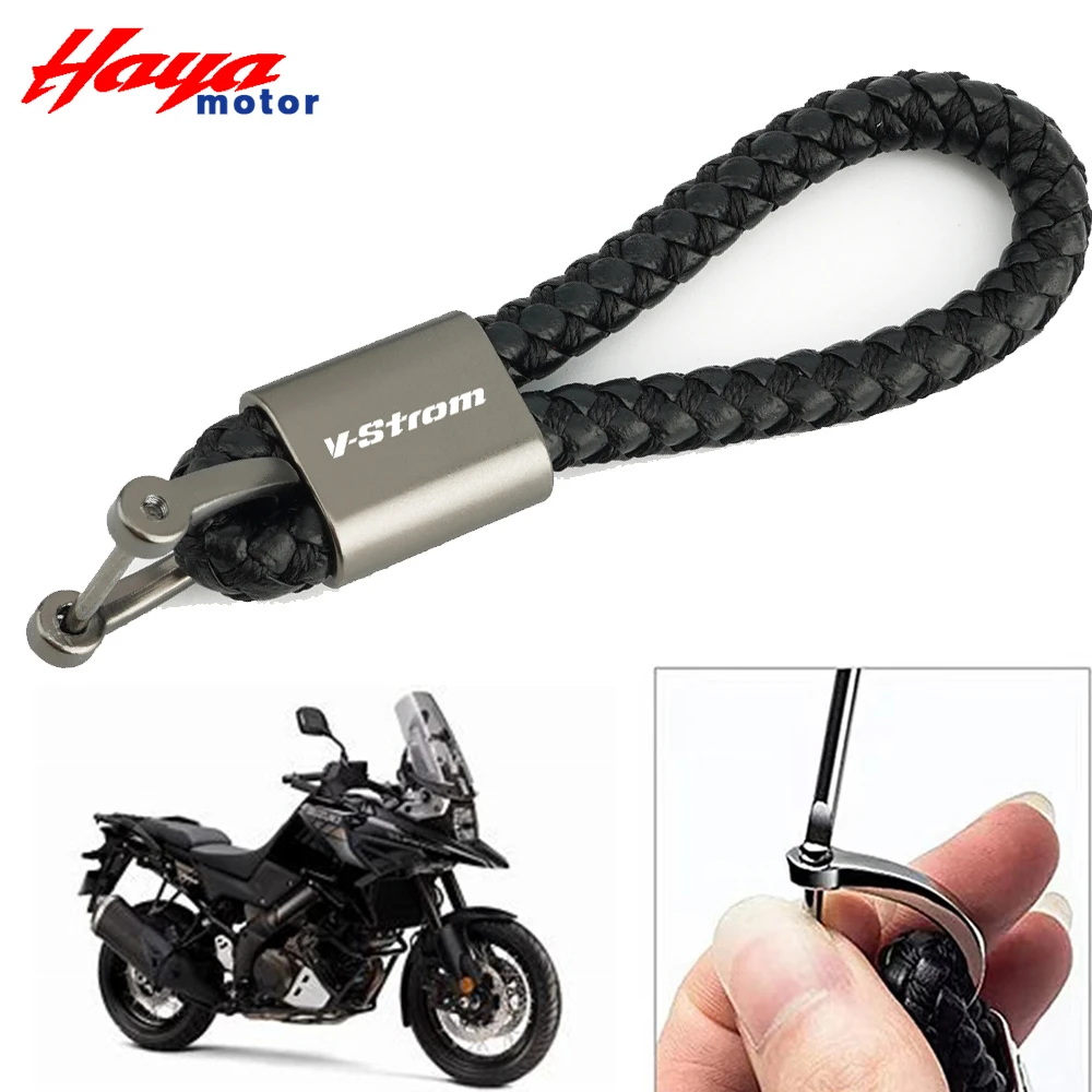 

For SUZUKI VSTROM DL250 DL650 V-Strom DL1000 DL 650/XT 1000/XT Accessories Motorcycle Keyring Zinc Alloy Keychain With Logo