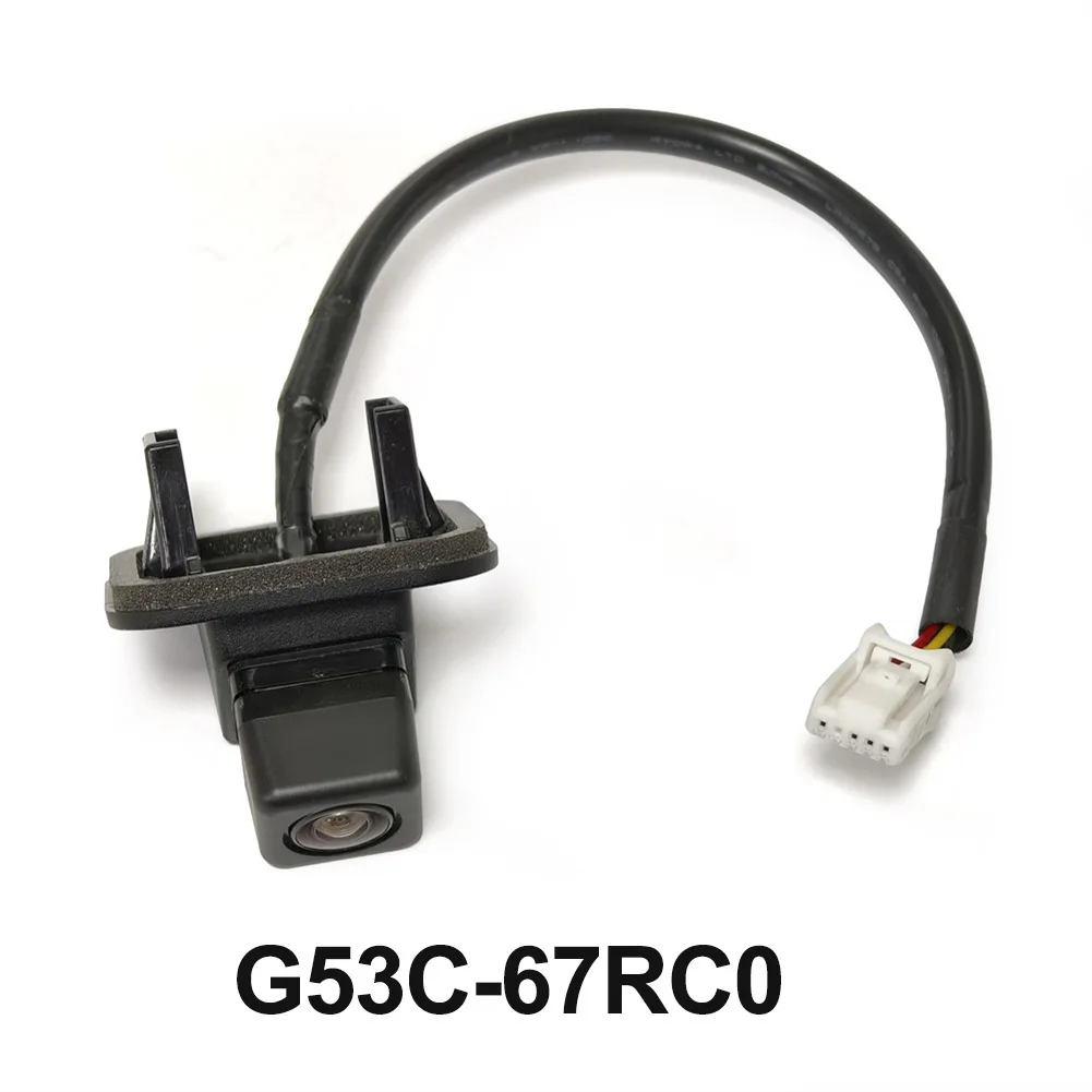 1 шт. черная камера заднего вида из ABS-пластика с OEM-номером G53C-67-RC0 для Mazda 6 Artez 2014-2021, автомобильная камера, автоаксессуары